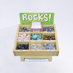 Wooden Bin Box Display