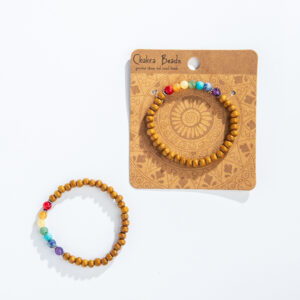 Chakra Stone & Wood Bracelets