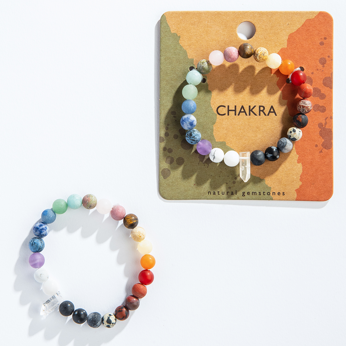 Yoga Stone Beads Bracelets Meditation Chakra Stone Bead Bracelets Natural Peridot Gemstone Chips Beads Bar Bracelet for Women Crystal Gems Healing Bracelets 