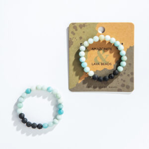 Amazonite Lava Bracelets