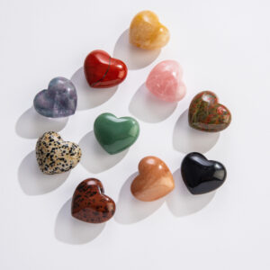 wholesale crystal mineral hearts