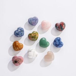 wholesale crystal mineral hearts