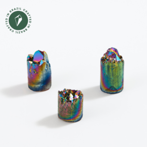 Rainbow Aura Crystal Cupcakes