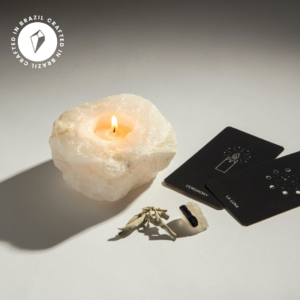 Quartz Crystal Candle Holders