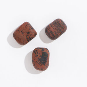 Matte Tumbled Mahogany Obsidian