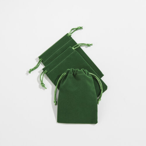 Green Velvet Bag