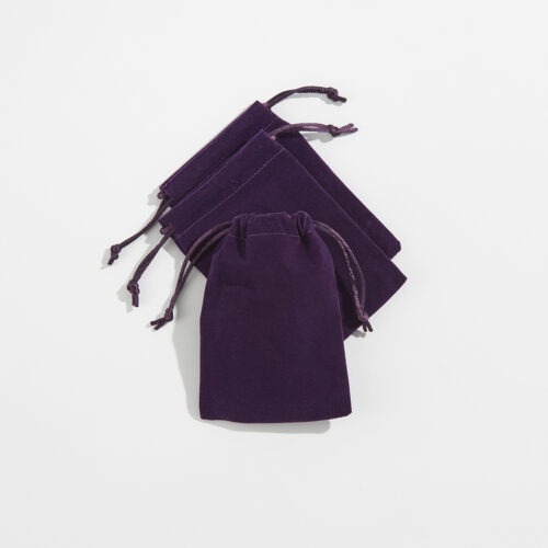 Purple Velvet Bag
