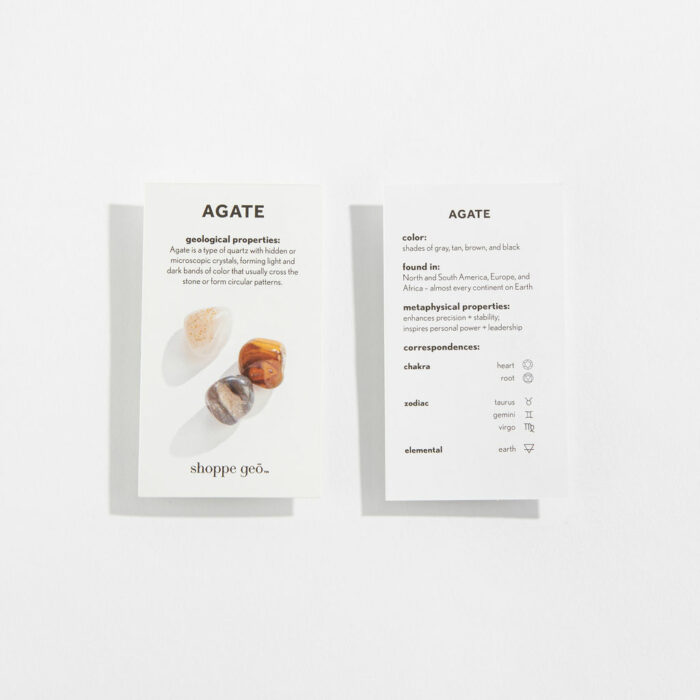 Agate Property Cards