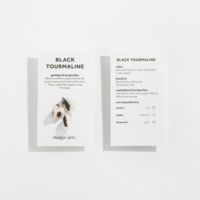 Black Tourmaline Property Cards