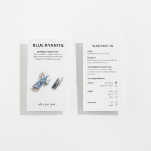 Blue Kyanite Property Cards
