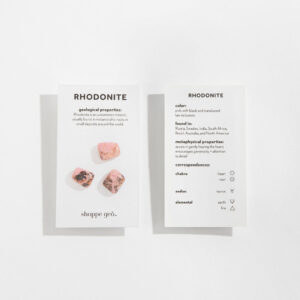 Rhodonite Property Cards