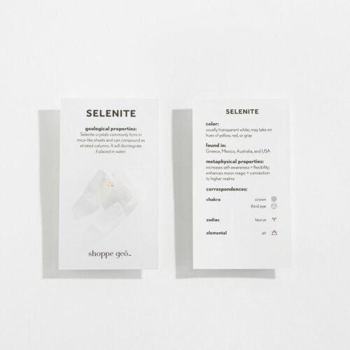 Selenite Property Cards