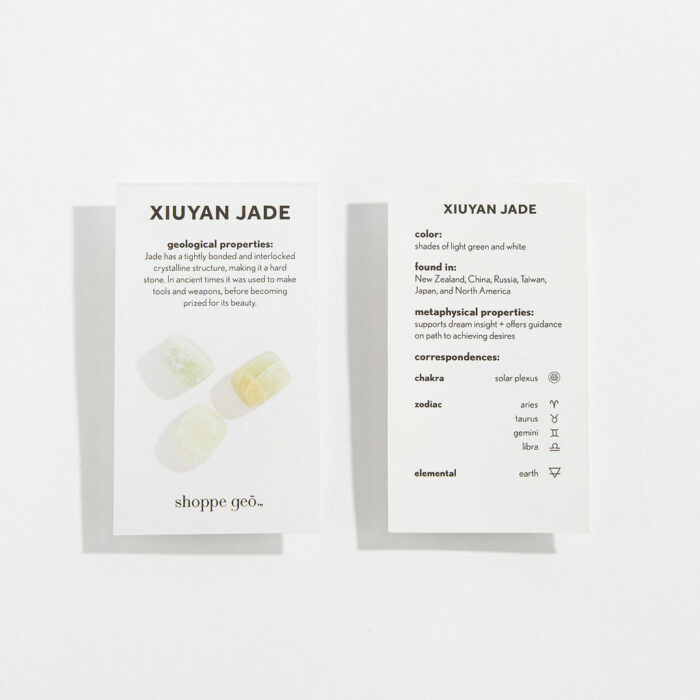 Xiuyan Jade Property Cards