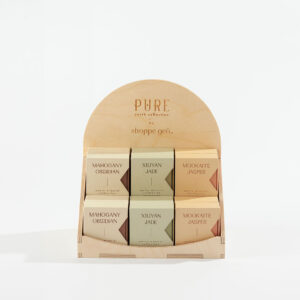 PURE Palm Stone Wooden Display