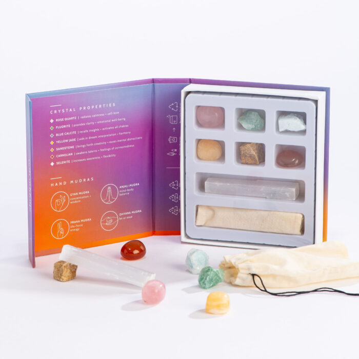 wholesale meditation stones boxed crystal collection