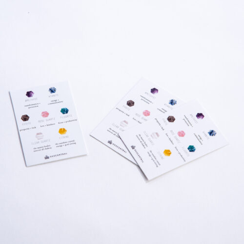 wholesale crystal property cards