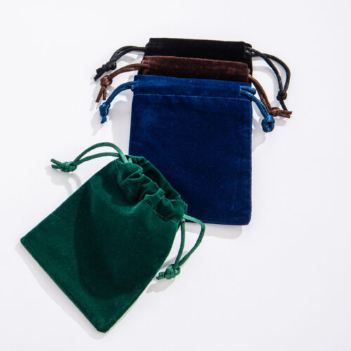wholesale drawstring velvet bags