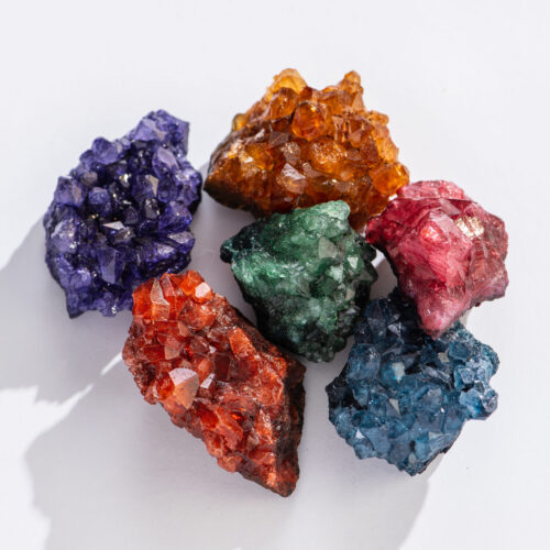 wholesale dyed amethyst cluster crystals