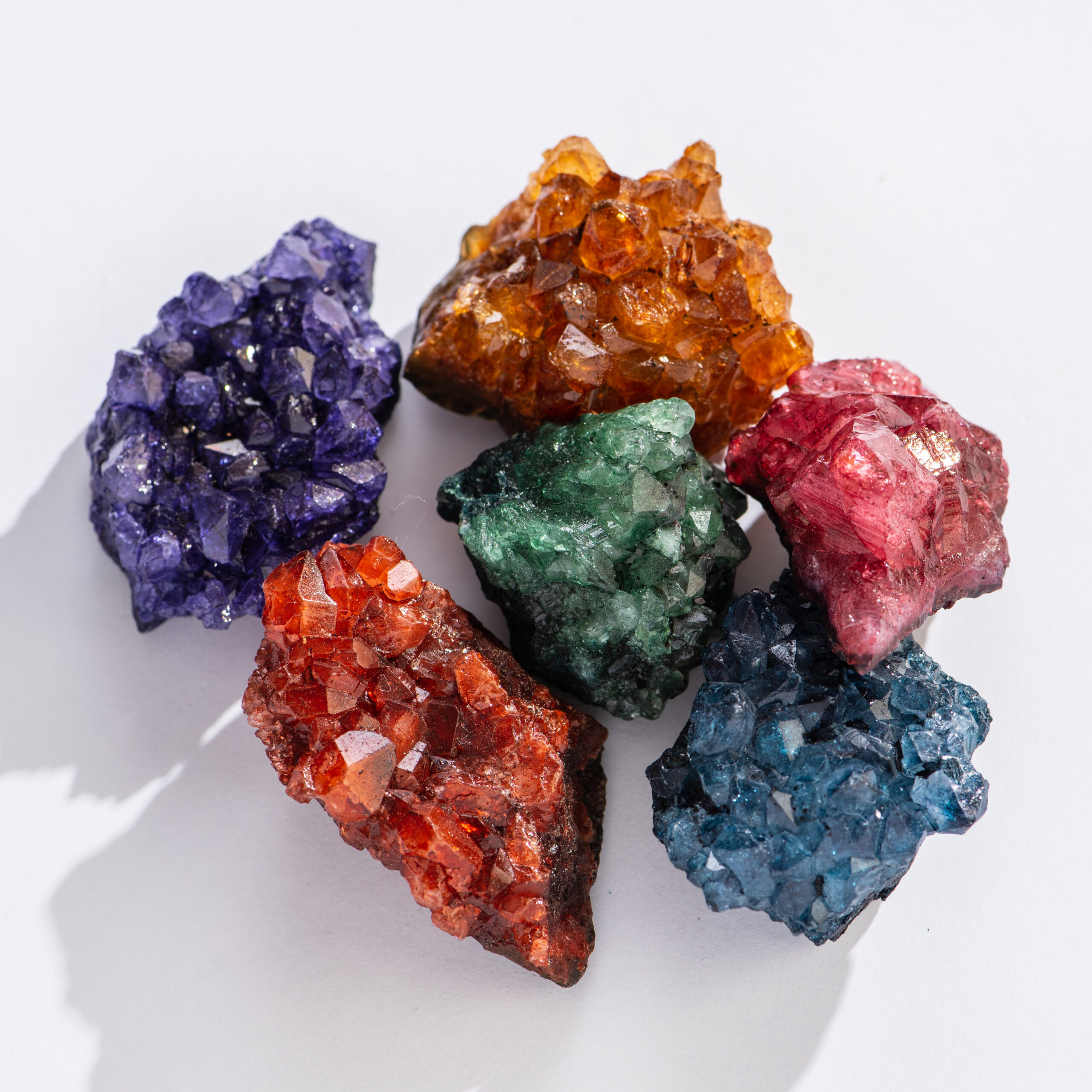 wholesale dyed amethyst cluster crystals