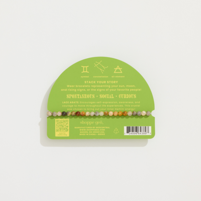 wholesale zodiac mini crystal bracelet: gemini