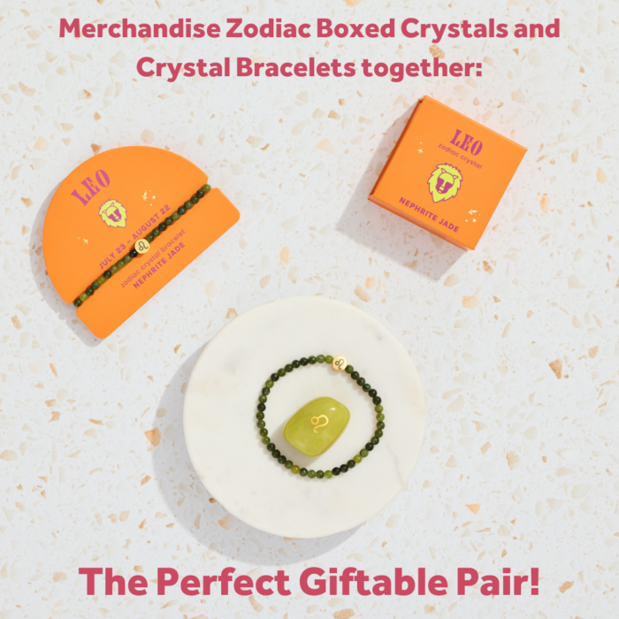 wholesale zodiac bracelet and zodiac boxed crystal: merchandise together