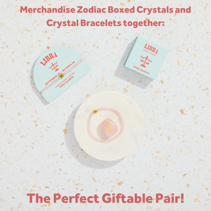 wholesale zodiac bracelet and zodiac boxed crystal: merchandise together