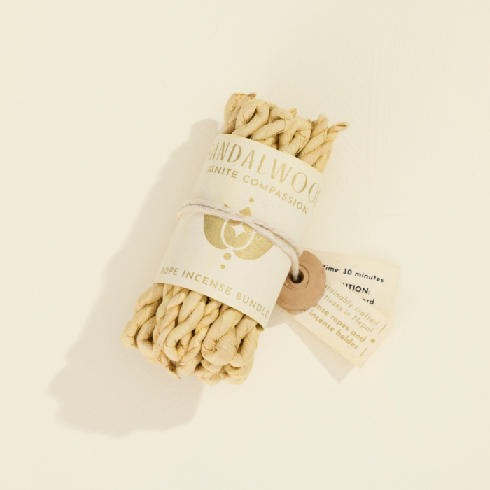 wholesale sandalwood rope incense