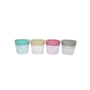 Pastel Mini Terracotta Planter Assortment - 24 pc