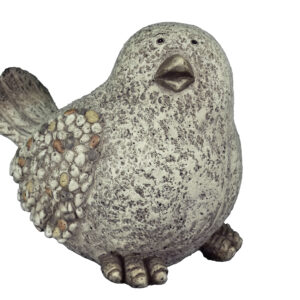 Bird Planter w/ Stone Accents