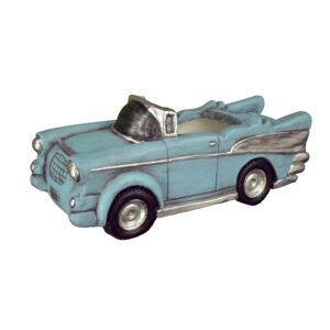Vintage Blue Car Planter