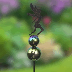 Flying Fairy Gazing Ball Garden Stake