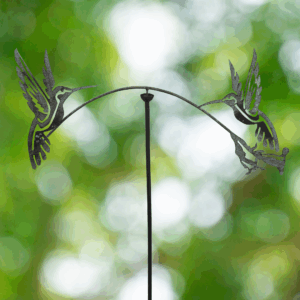 Hummingbird Silhouette Balancer Garden Stake - 48"