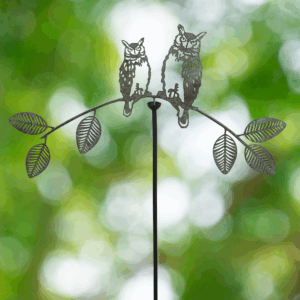 Owl Silhouette Balancer Garden Stake - 50"