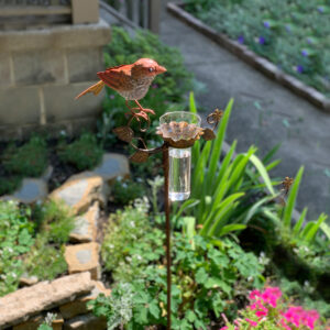 Robin Rain Gauge Garden Stake - 52"