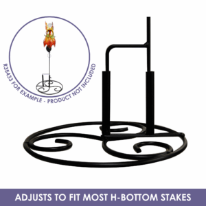 Adjustable Display Base for Garden Stakes