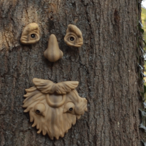 St. Francis Outdoor Tree Face