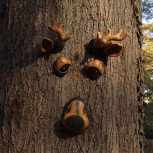 Deer Outdoor Tree Face