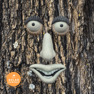 Glow in the Dark Outdoor Tree Face w/ Teeth
