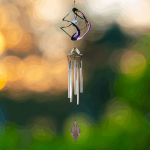 Iridescent Cosmix Chime Spinner - 25.5"