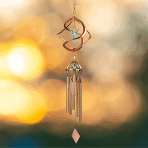 Hummingbird Cosmix Chime Spinner - 25"