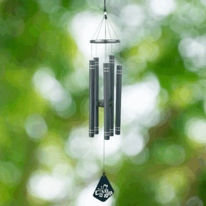 Navy Butterfly Classic Wind Chime - 36"