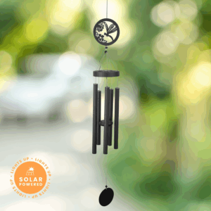 Solar Dragonfly Shadow Wind Chime - 45"