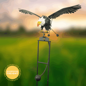 Large Bald Eagle Balance Rocker Garden Stake