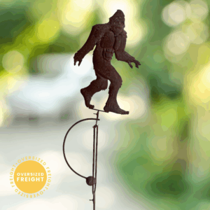 Small Bigfoot Silhouette Balance Rocker Garden Stake