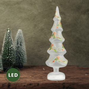 Frosted Holly LED Christmas Tree (Medium)