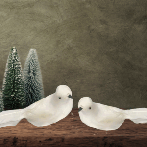 Dove Ornaments - Set of 4