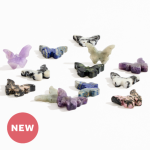 Carved Crystal Butterflies