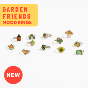 Garden Friends Mood Rings