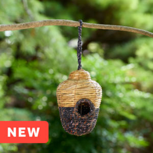 Recycled Sari & Banana Fiber Bird Nester