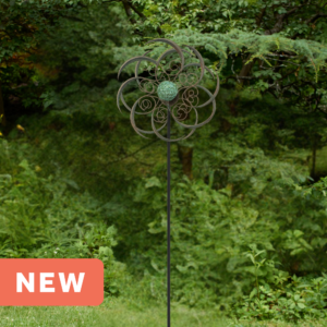 Floral Wind Spinner - Verdi Gris